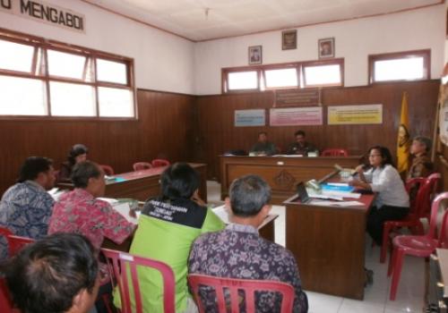 Workshop RBM PNPM-MPd Kabupaten Bangli Tahun 2012